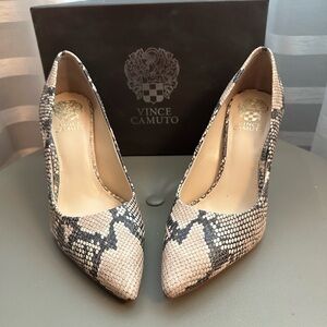Vince Camuto Snakeskin Heels